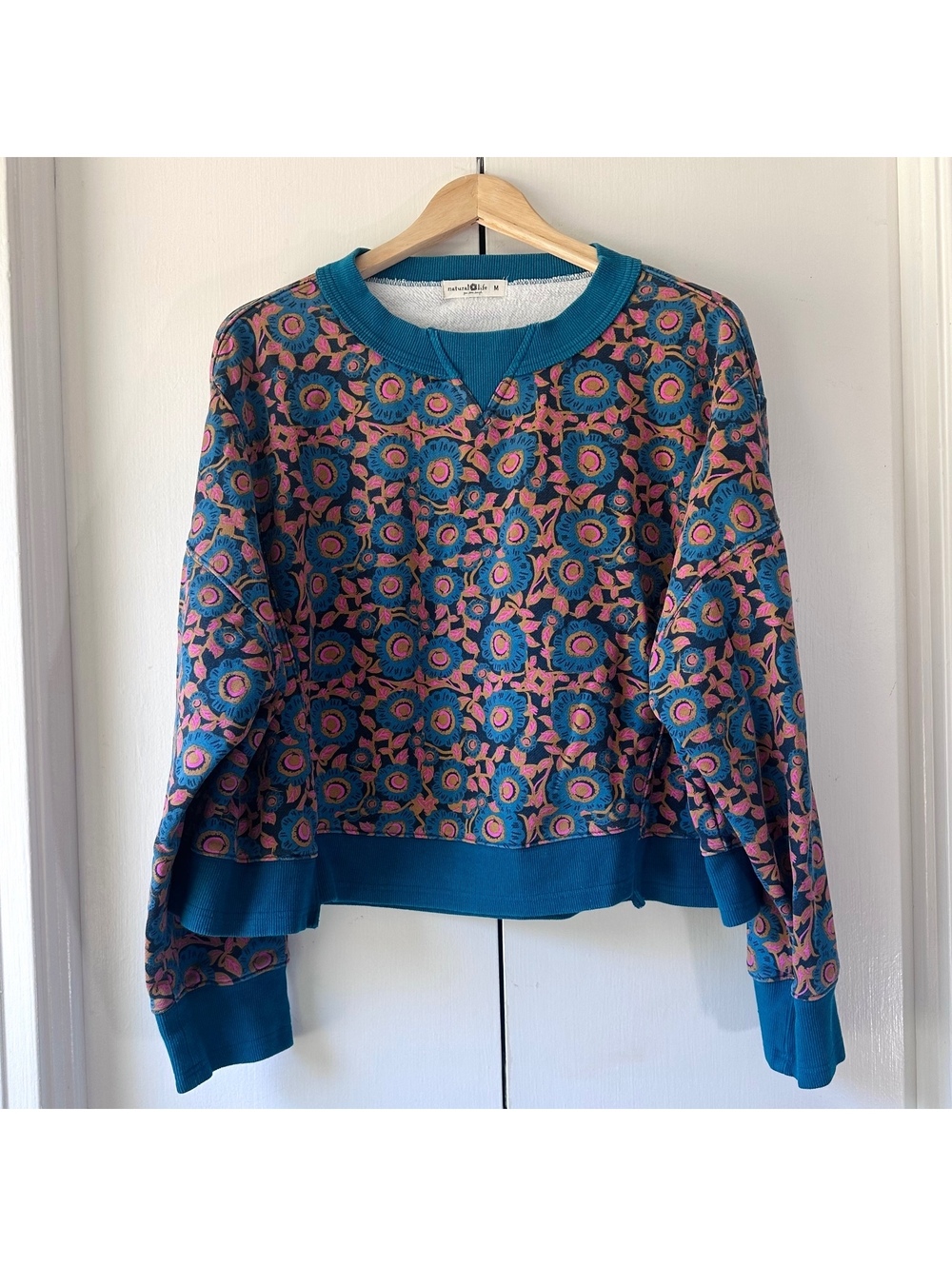 Natural Life Teal Selah Sweatshirt